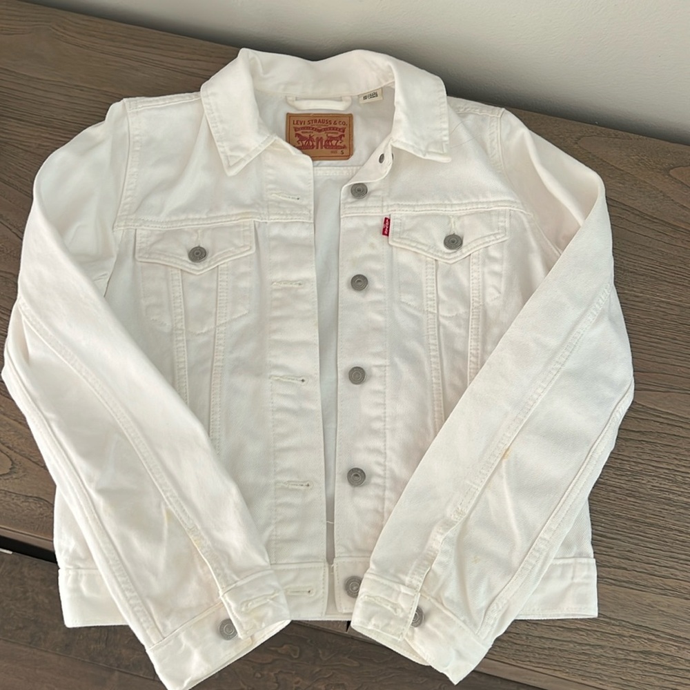 Levi’s Off White Jean Jacket Adult S